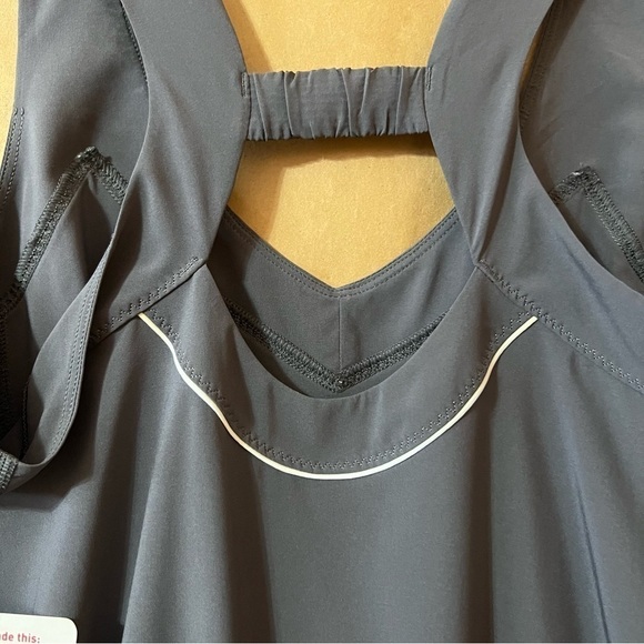 Lululemon | NWT Speedy Runsie Onesie Romper Athletic Workout Grey Size 6 - Picture 13 of 15